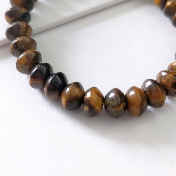 SEMI Precious Tiger Eye 6mm Bracelet | Brand New | Handcrafted By Me - Picture 3 of 3